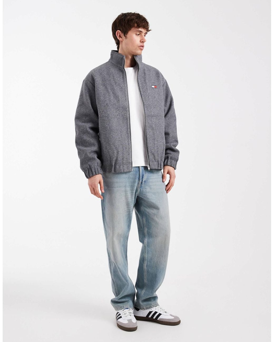 Tommy Hilfiger Blue Essential Wool Padded Jacket for men