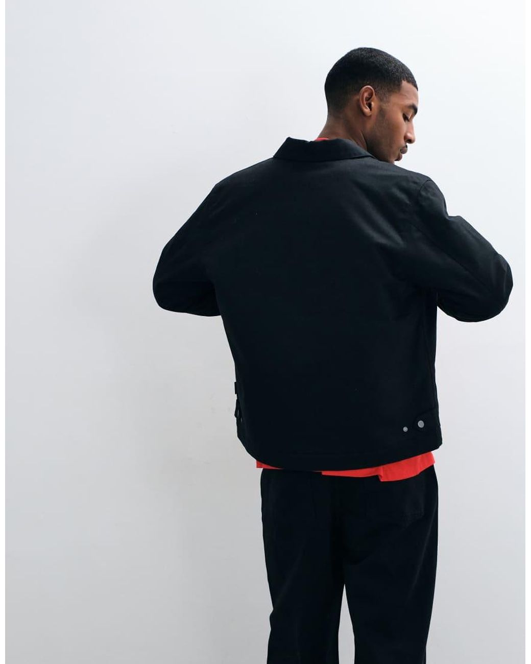 Jack & Jones Blue Padded Worker Jacket for men