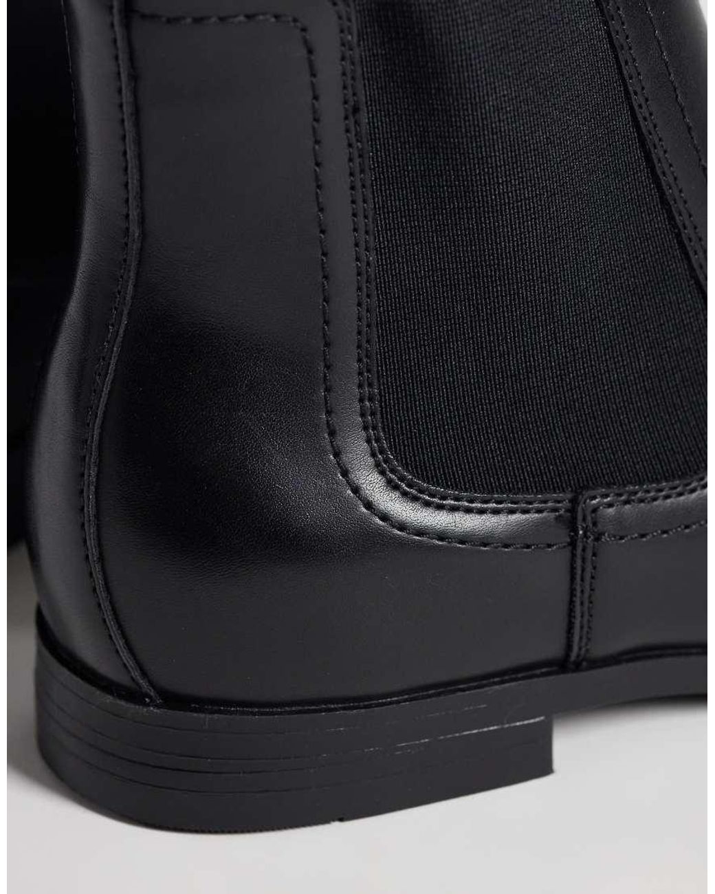 ASOS Black Chelsea Boots for men