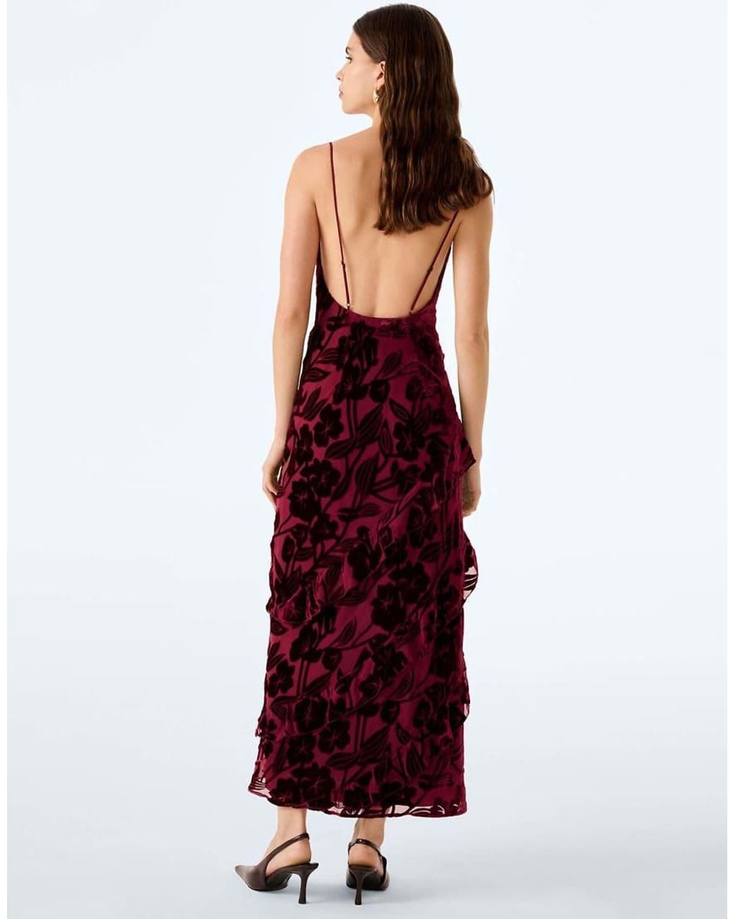 OMNES Red Taylor Dress