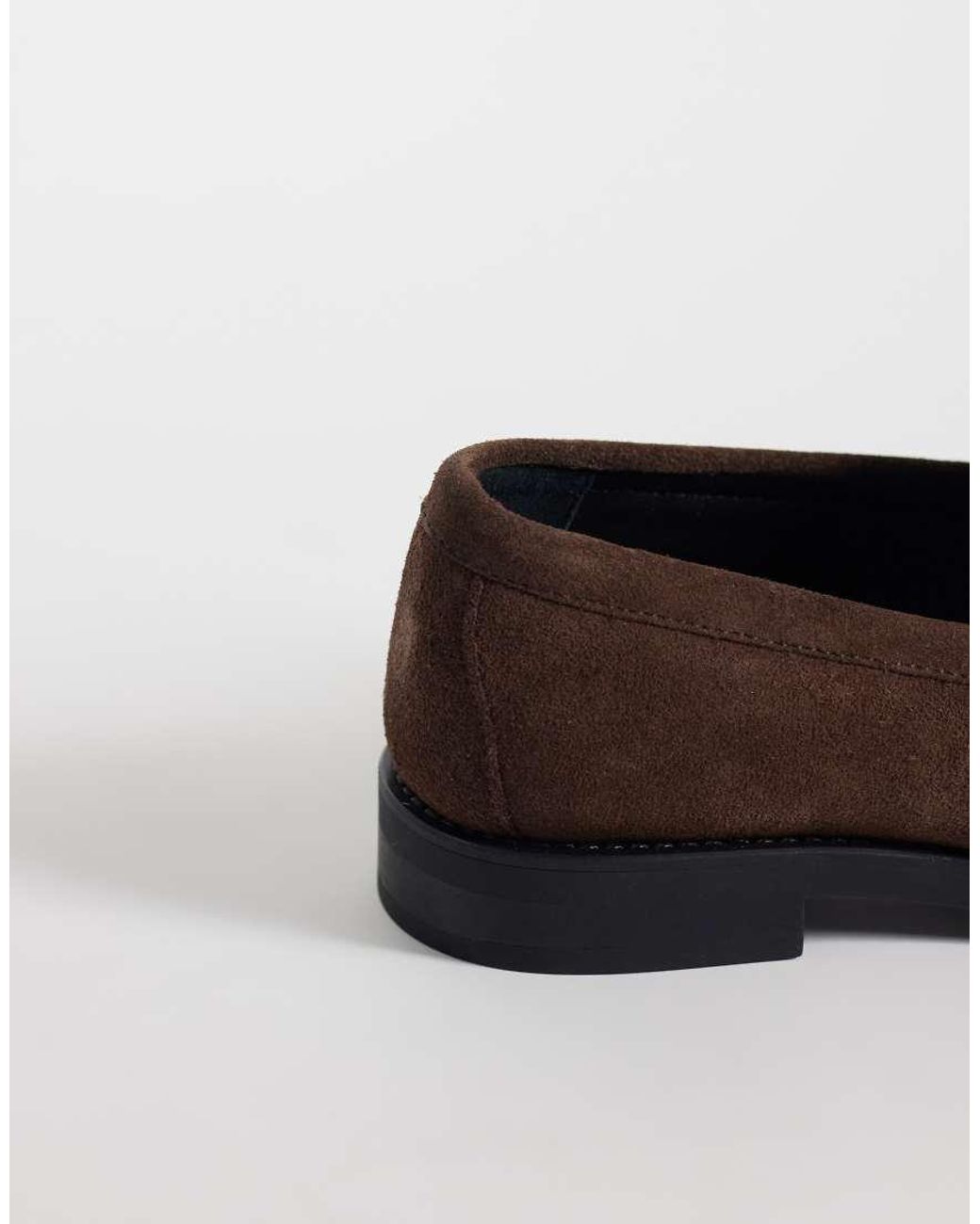 & Other Stories Brown Real Suede Loafer