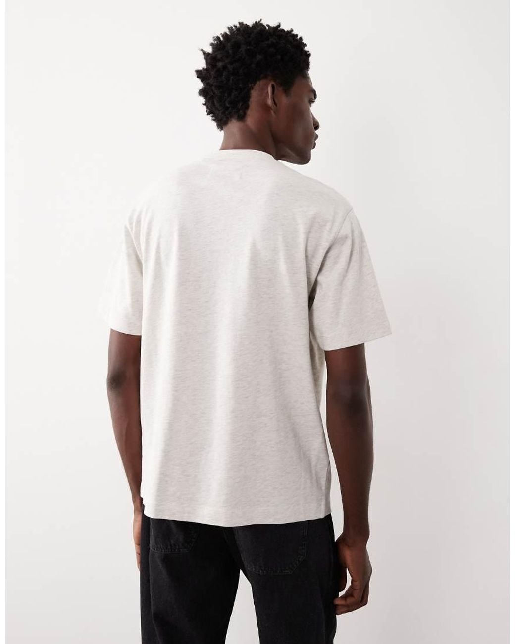 ASOS COLLECTIVE White Regular Heavyweight T-shirt for men