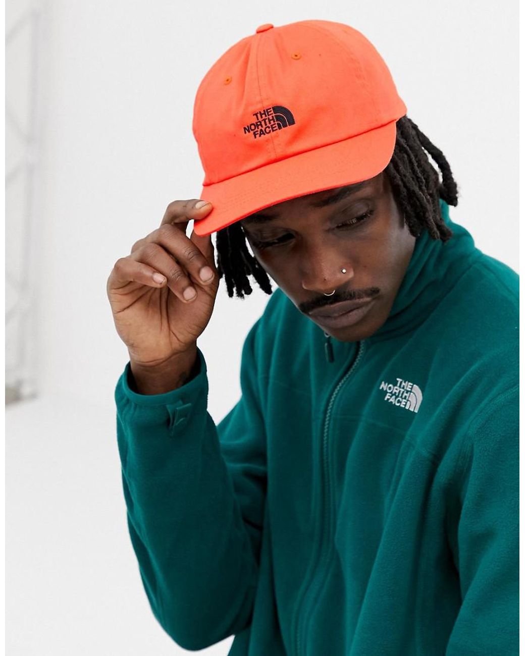 The North Face The Norm Baseball Cap In Orange for Men | Lyst