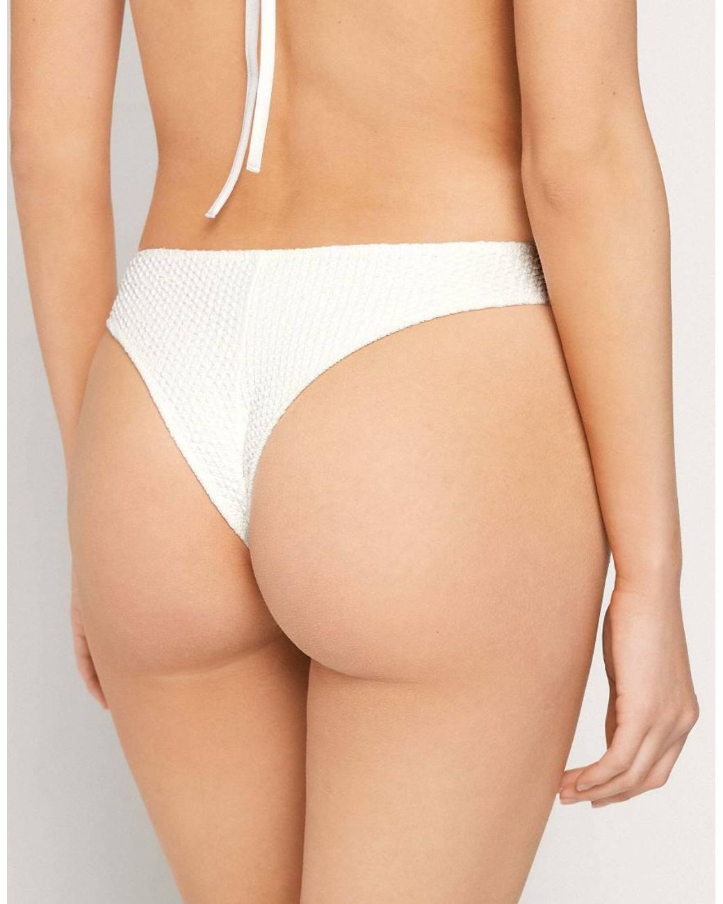 Tezenis Natural Piqué Wave Brazilian Bikini Bottoms