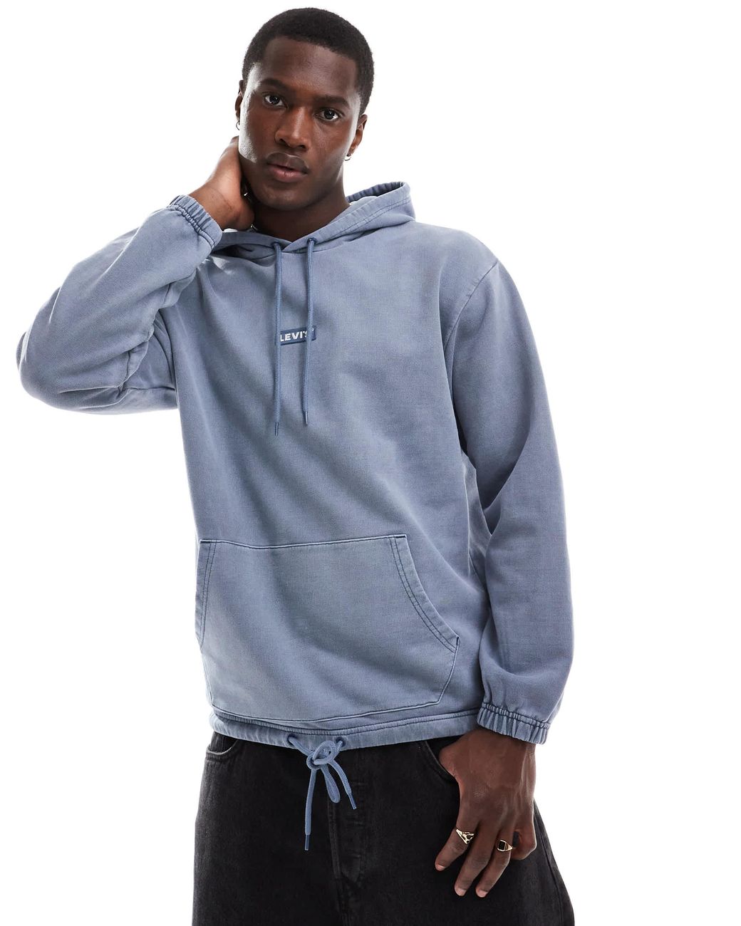 Blue levi hoodie hot sale