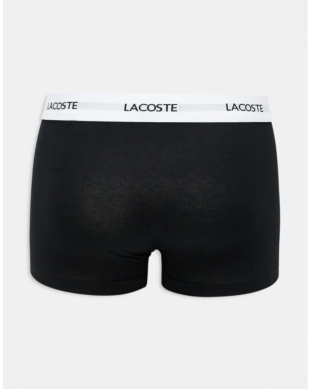 Lacoste Green 3 Pack Trunks for men