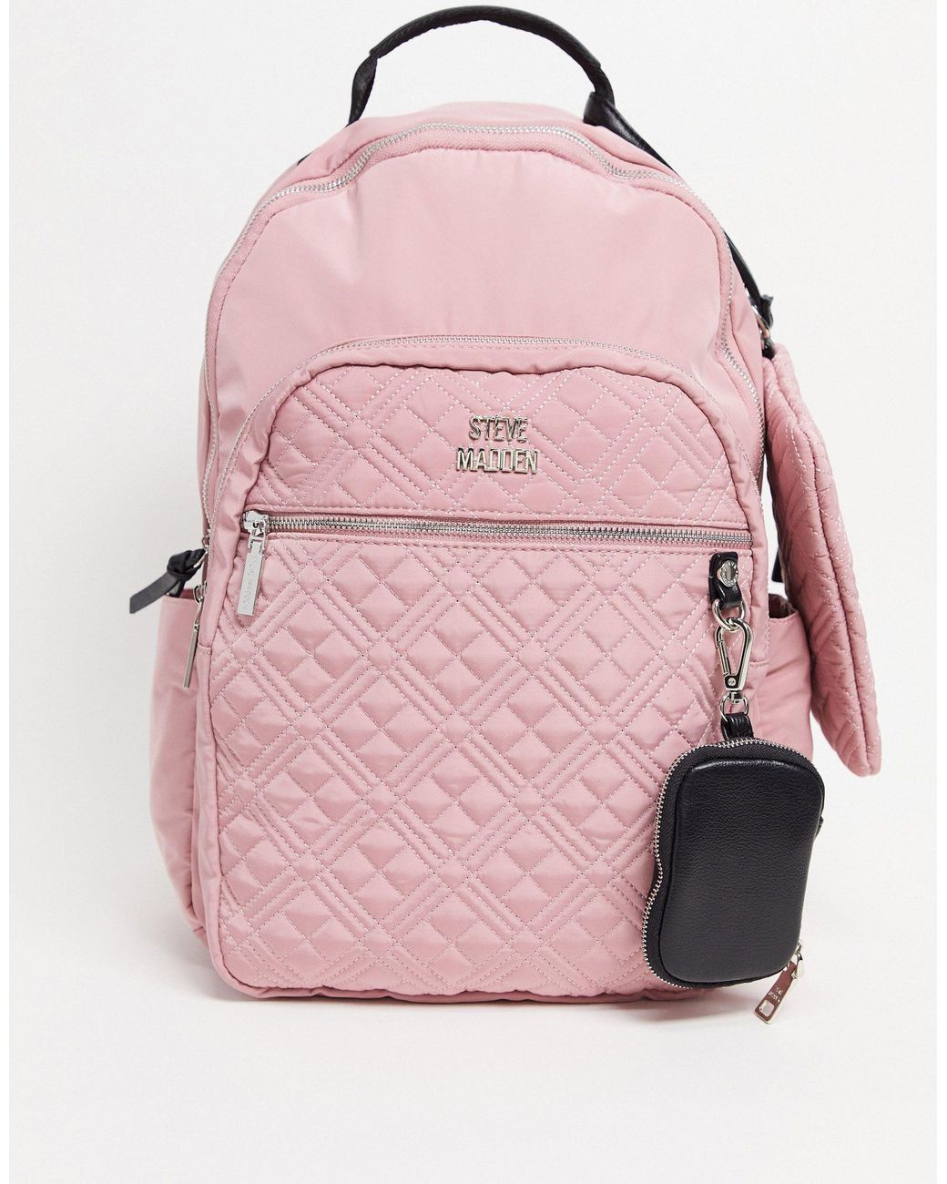 Mochila rosa con bolsillo peque o gowdy Steve Madden de color Rosa