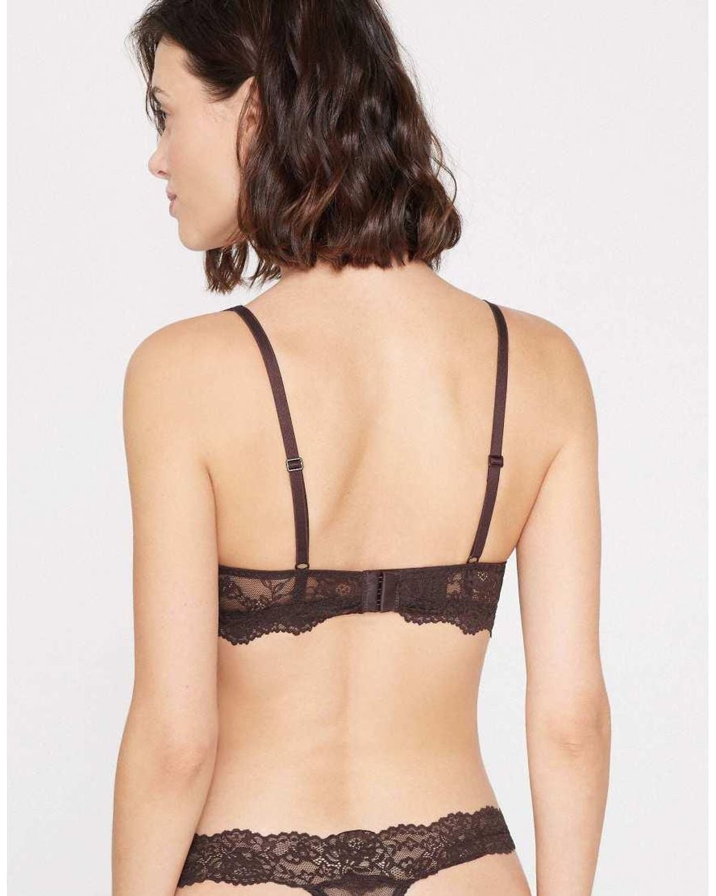Tezenis Black Havana Lace Triangle Bra