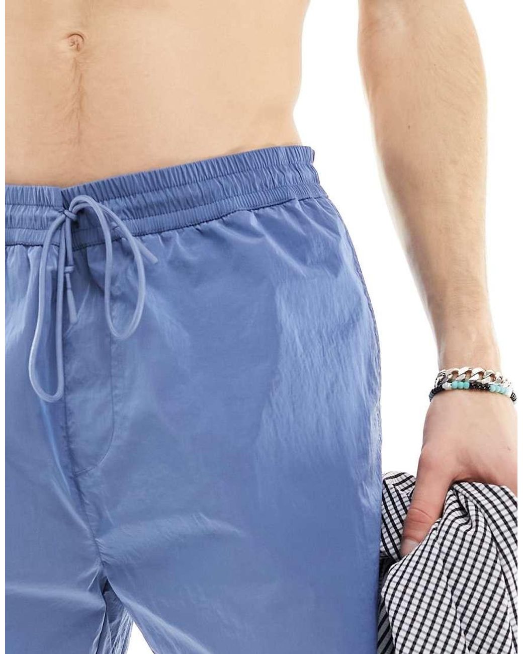 Carhartt Blue Tobes Swim Shorts for men