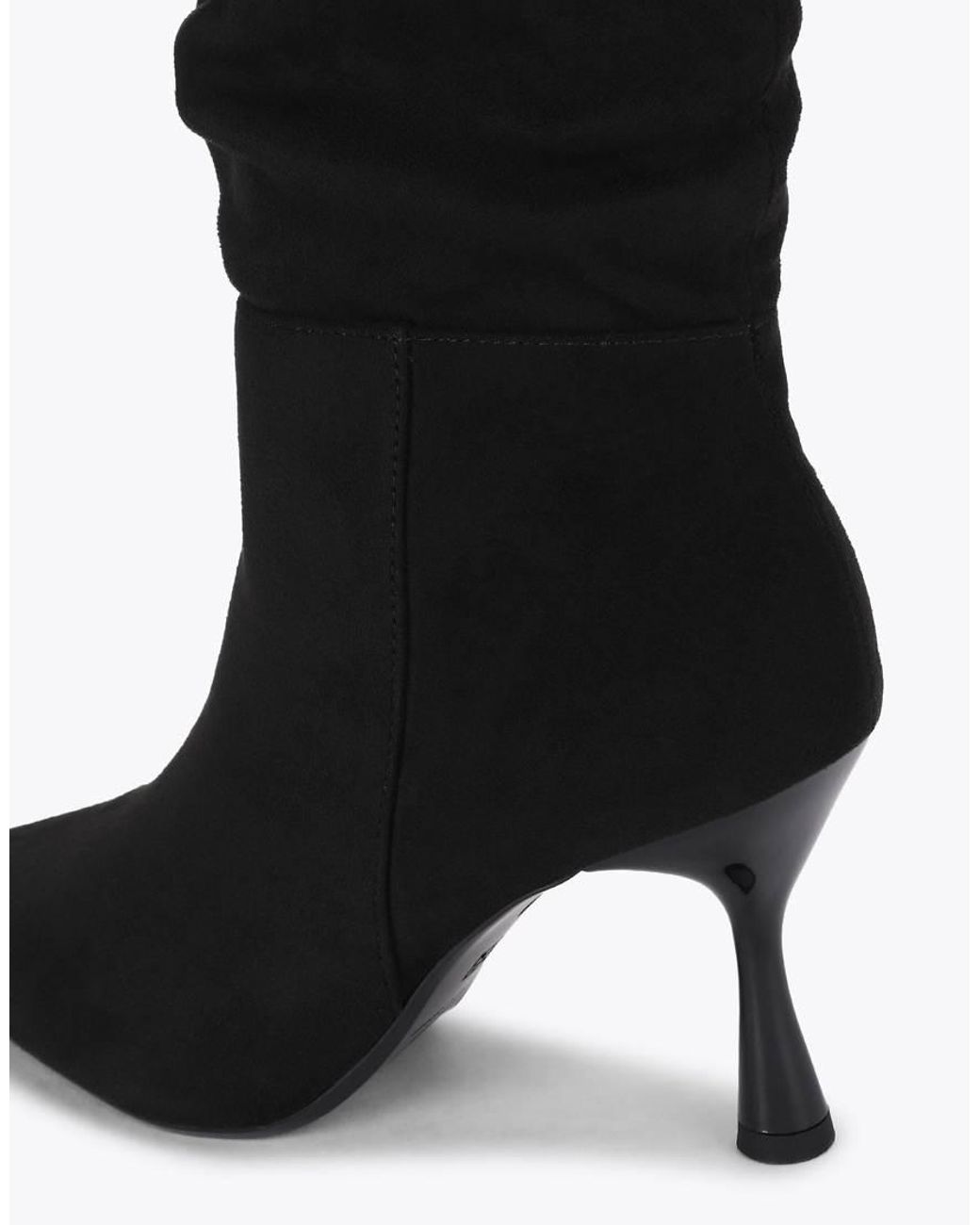 KG by Kurt Geiger Black Autumn Slouch Knee Boots