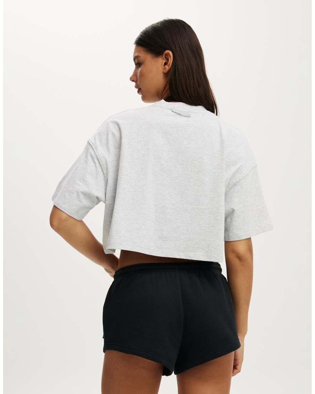 Cotton On White Plush Micro Short