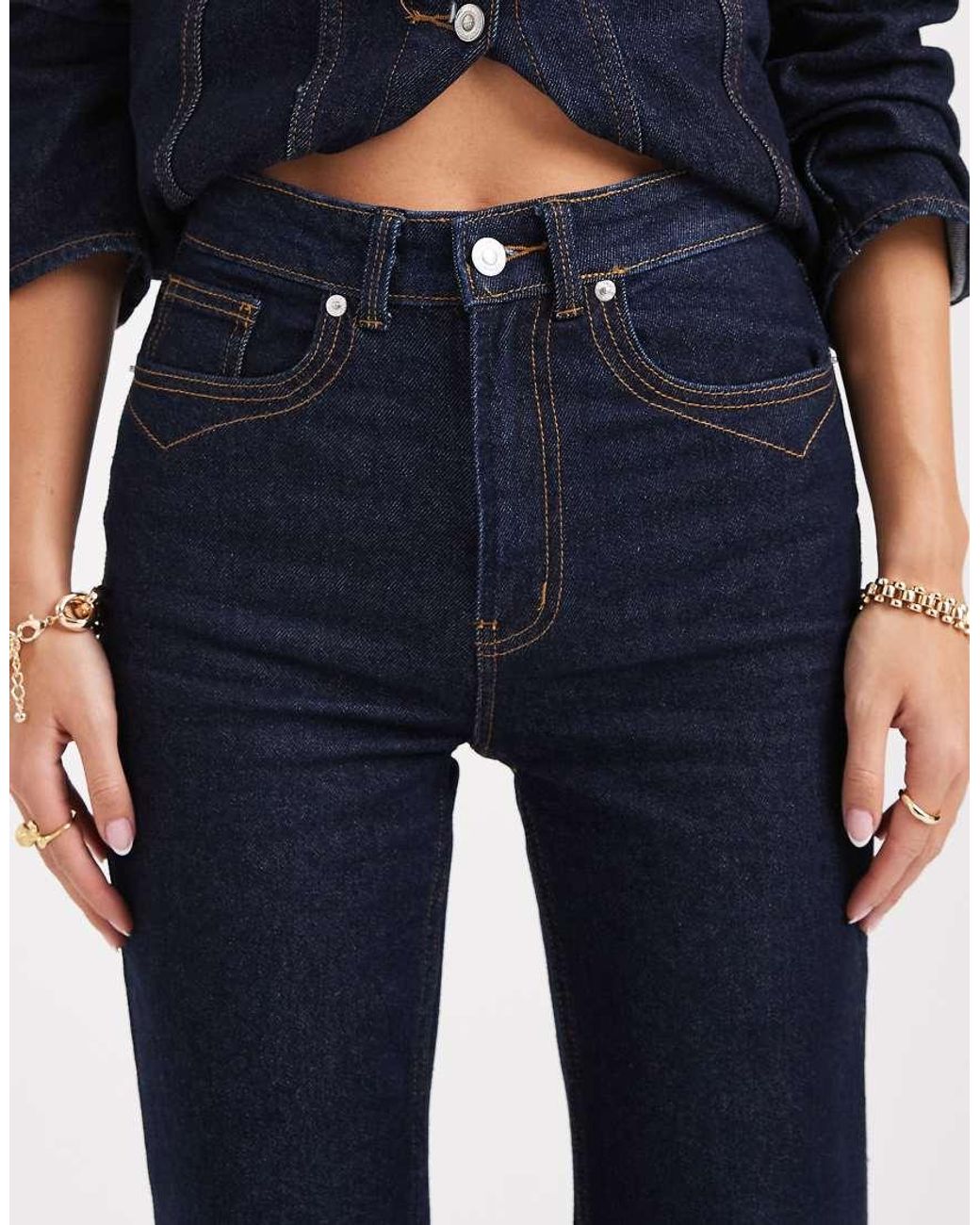 ONLY Blue High Waist Flared Jeans