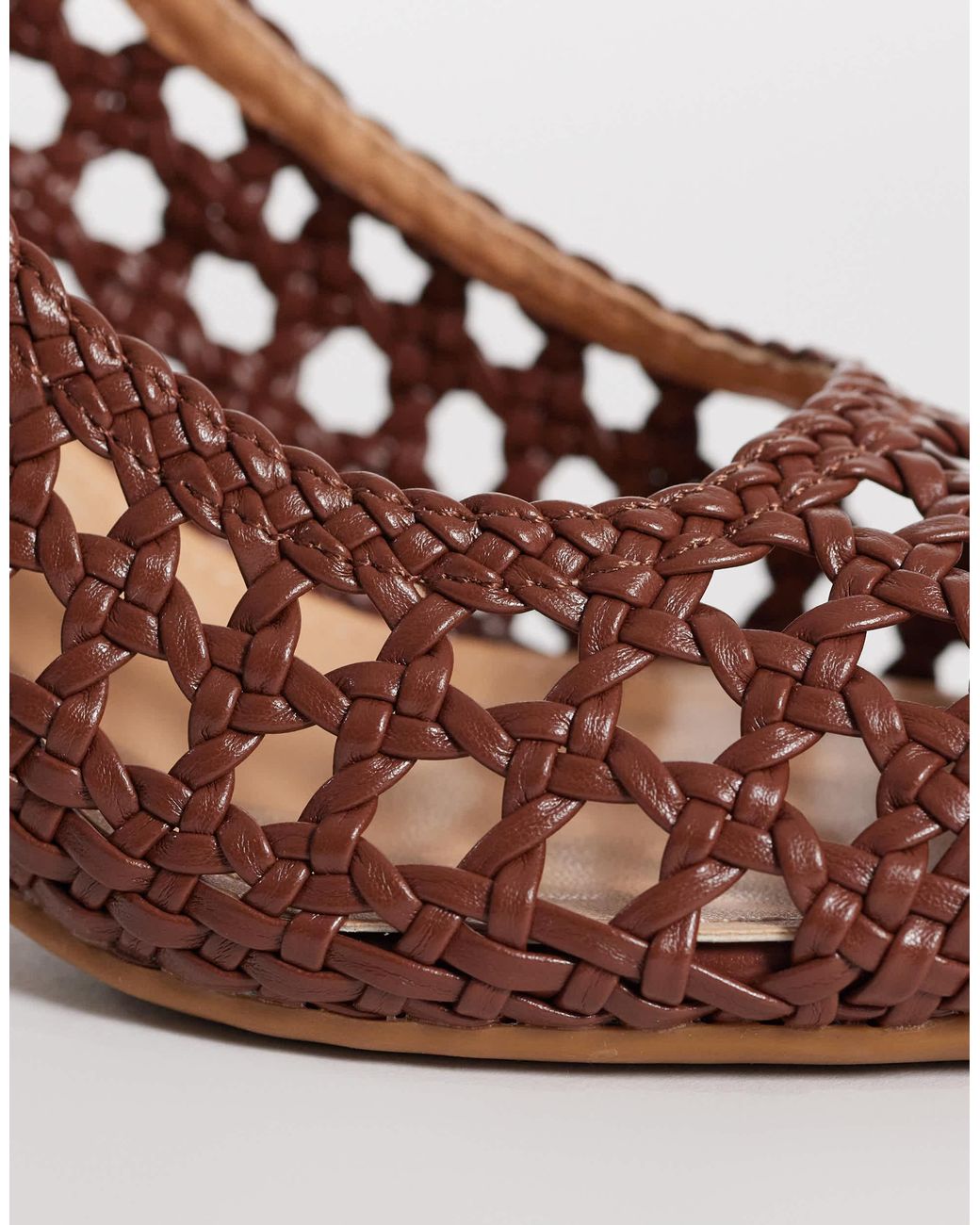 Glamorous Pink – geflochtene absatzschuhe