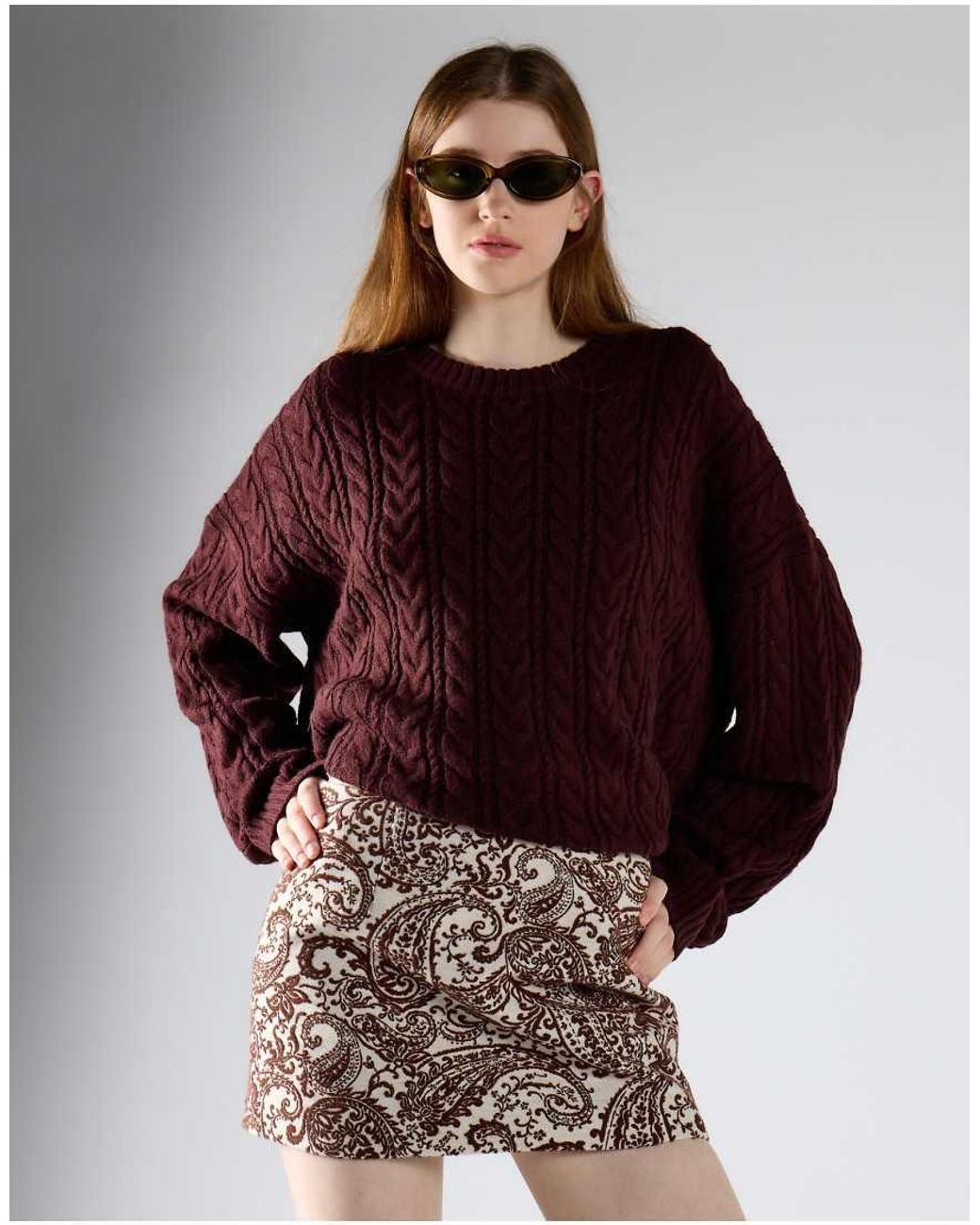 Glamorous Brown Mini Skirt
