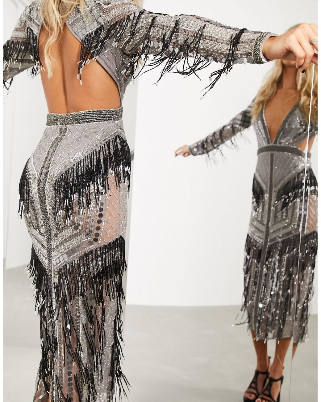 double slit midi dress Baby Blue Knit Double Slit Maxi Dress – Mutual Attractions