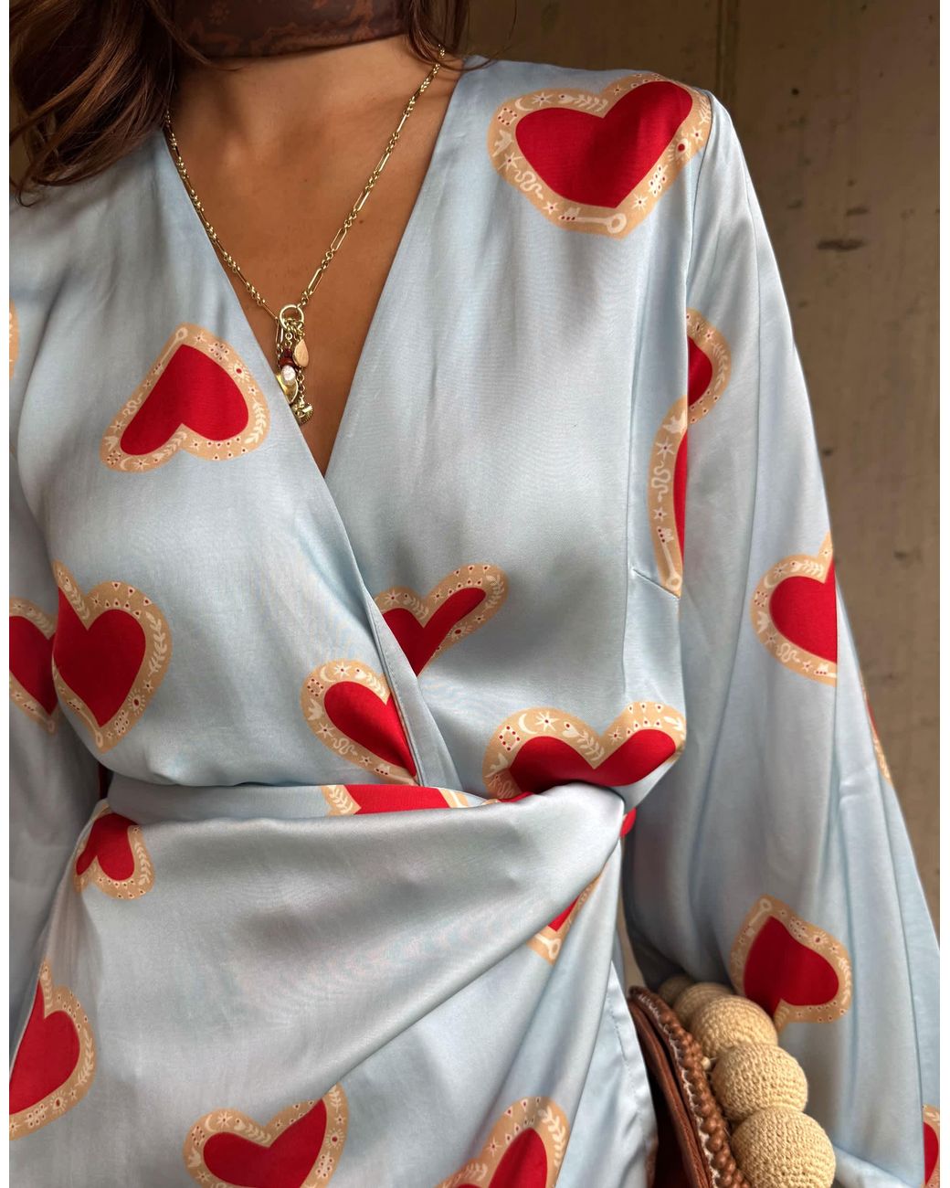 Never Fully Dressed White Wrap Tie Side Balloon Sleeve Mini Dress