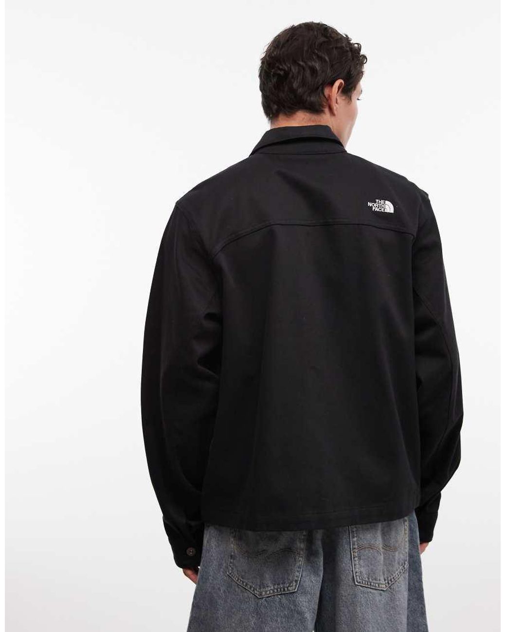 The North Face Black M Twill Collared Jacket for men