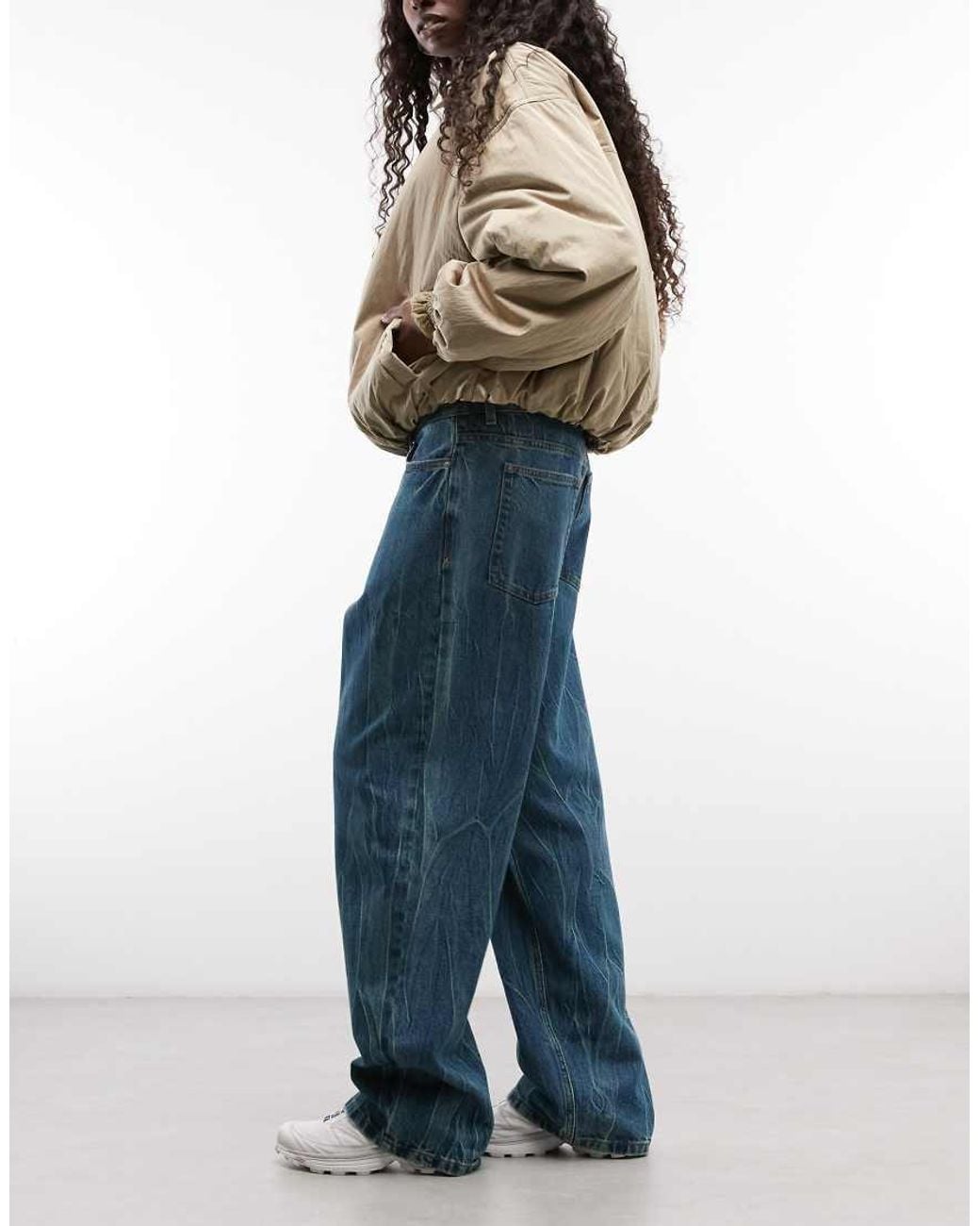 Collusion Blue X001 Antifit Mid Rise Jean