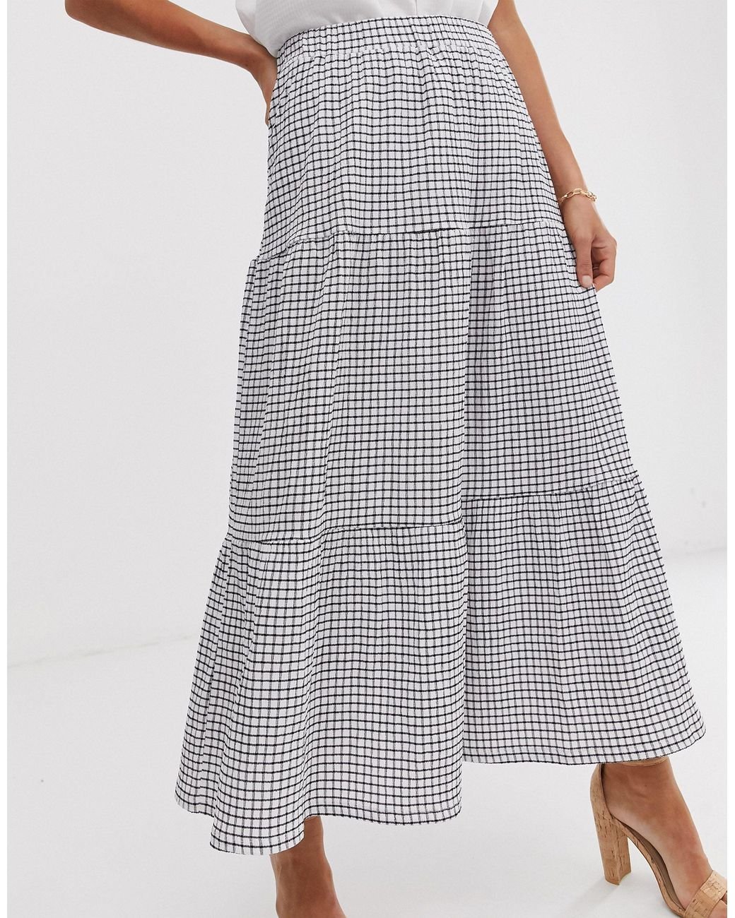 tiered maxi skirt 60