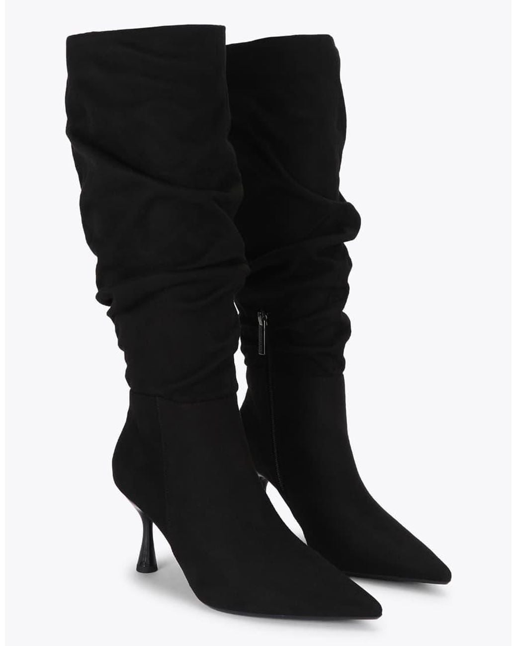 KG by Kurt Geiger Black Autumn Slouch Knee Boots