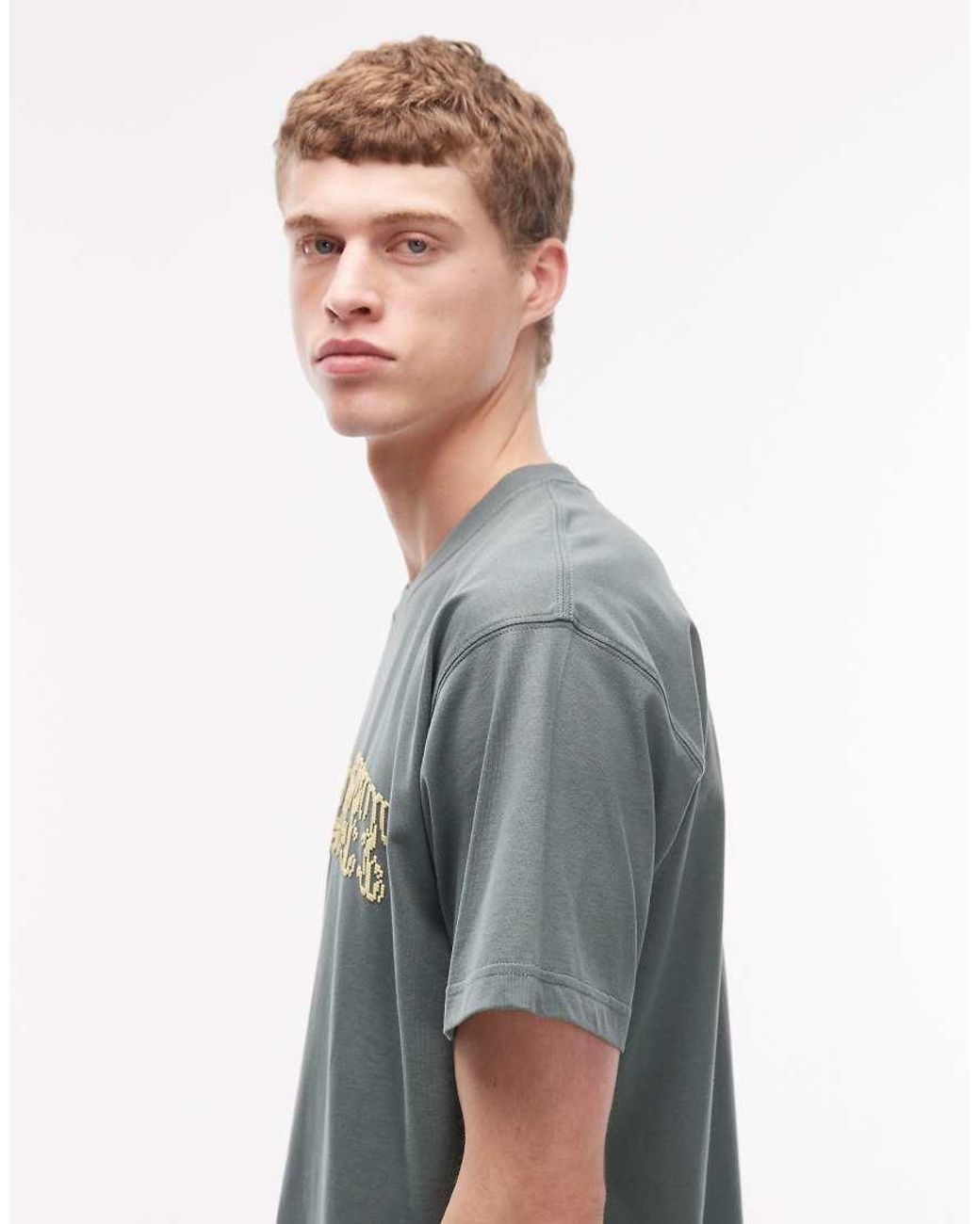 Carhartt Gray Monogram T-shirt for men