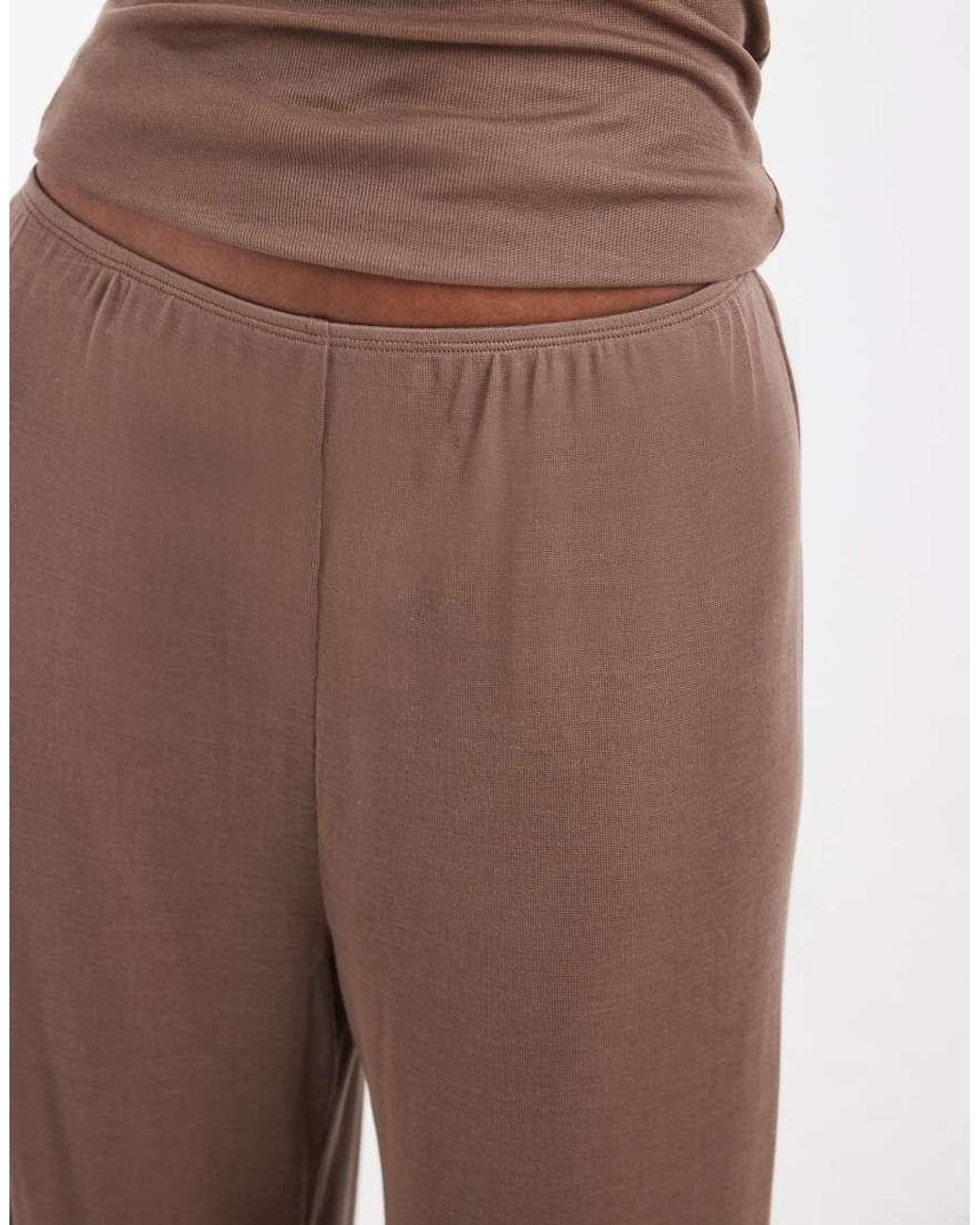 ASOS Natural Lounge Semi Sheer Balloon Trouser