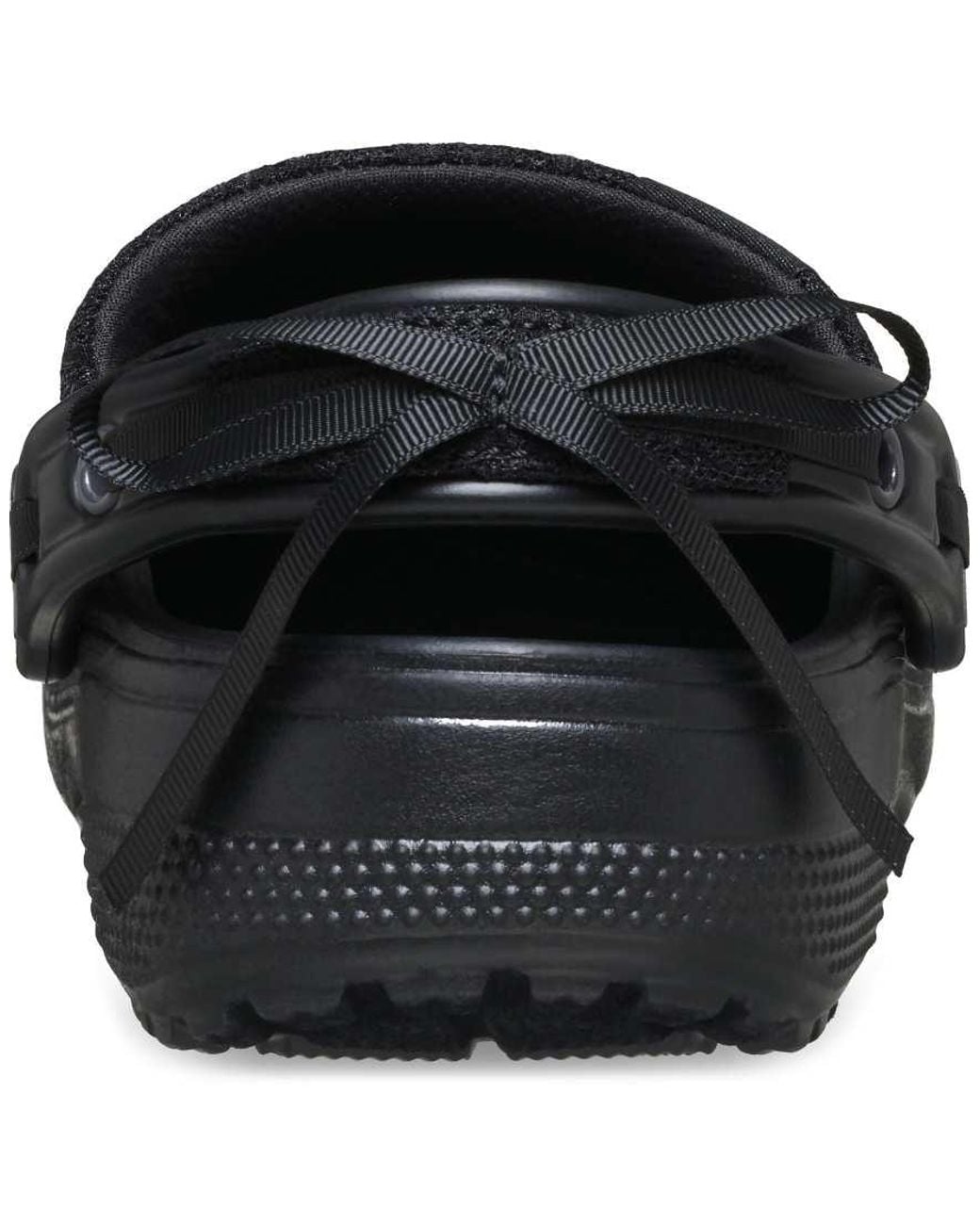 CROCSTM Black Crafted Lace Clogs