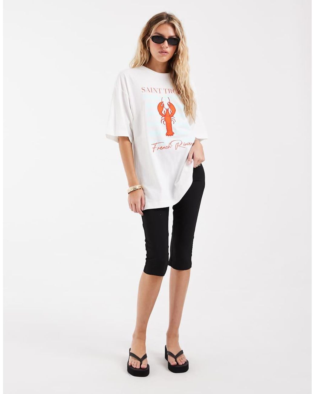 Vero Moda White Oversized T-shirt