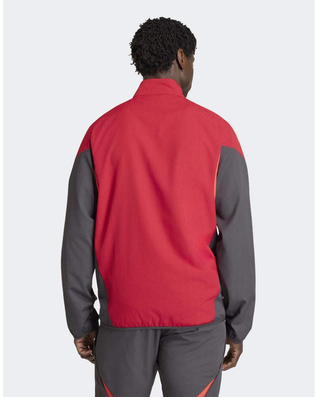 Adidas Originals Red Liverpool Fc Tiro 25 Competition Presentation Jacket for men