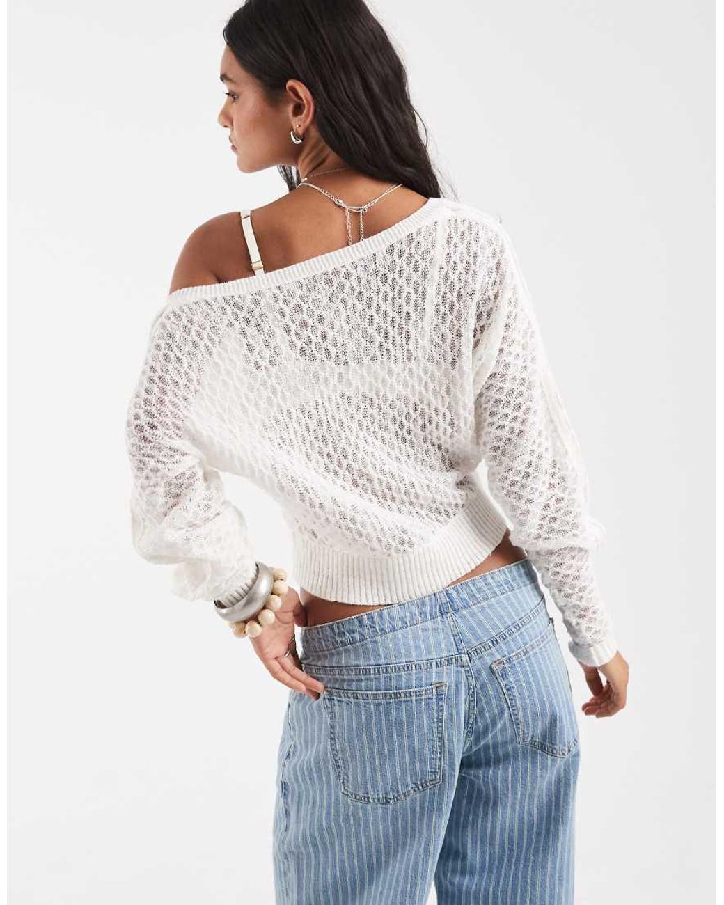 Free People Blue Maris Fine Gauge Cardigan