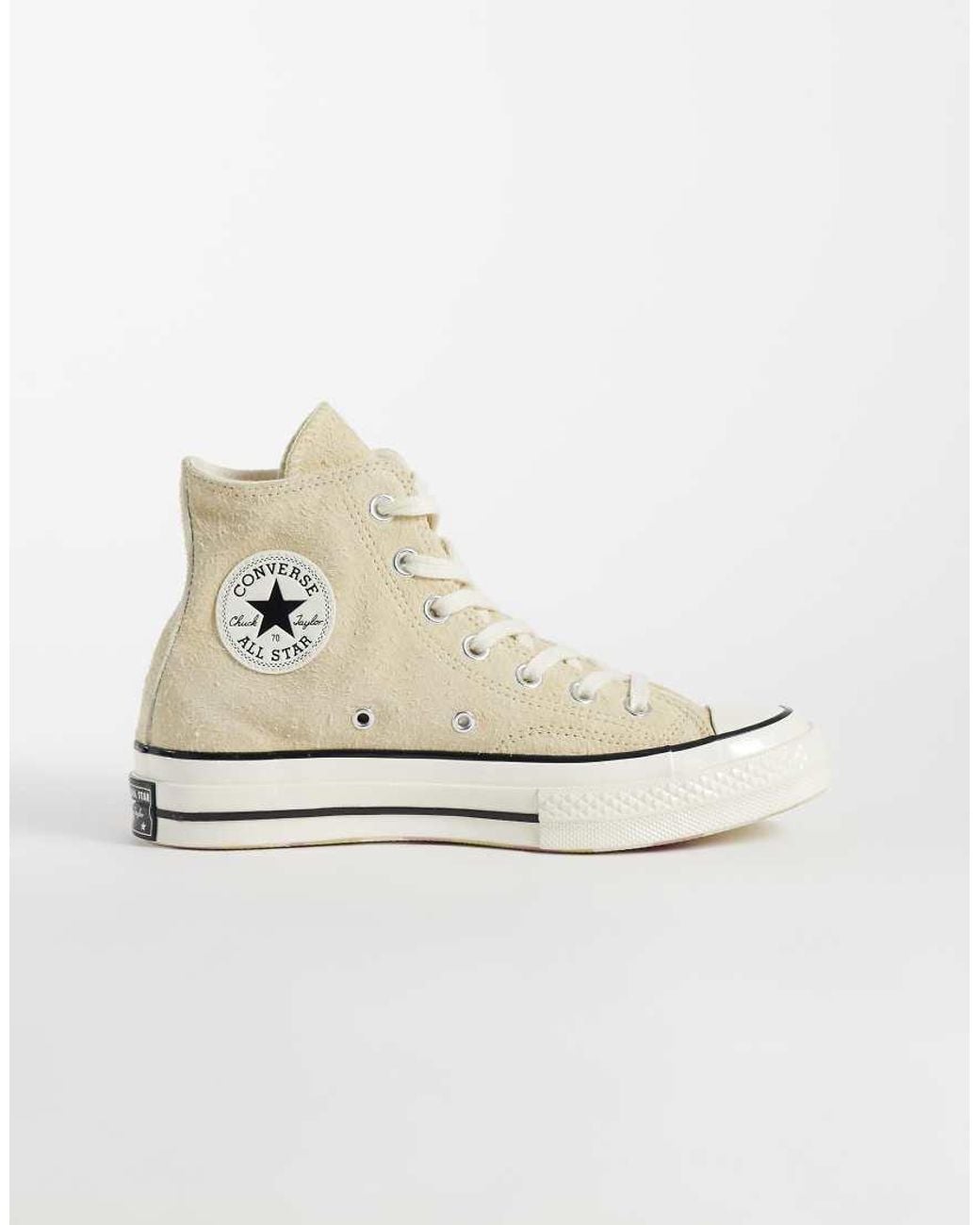 Converse Natural Chuck 70 Hi Suede Trainers