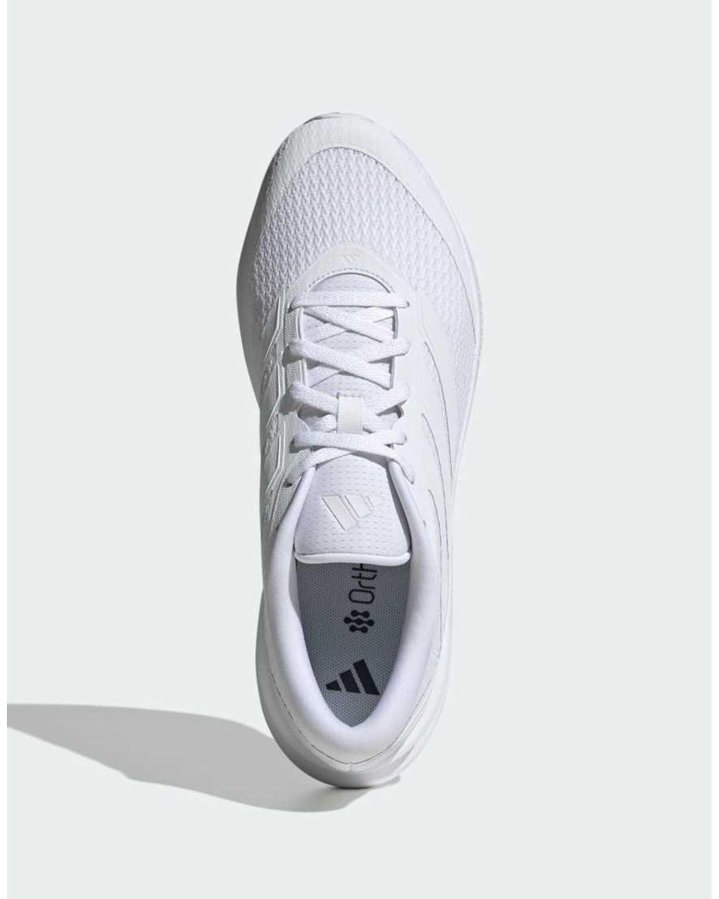 Adidas Originals White Run Falcon 6 Cloudfoam Running Trainers for men