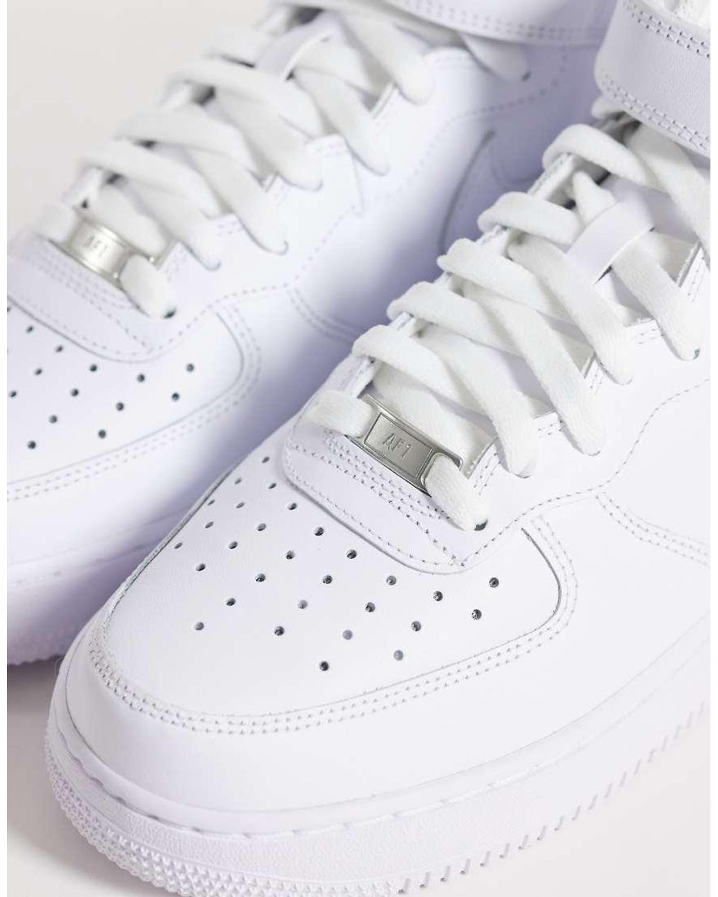 Nike White Air Force 1 '07 Mid Trainer for men
