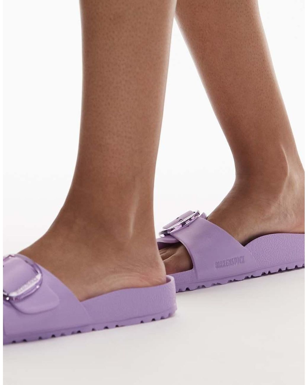Birkenstock Purple Madrid Big Buckle Eva Sandals