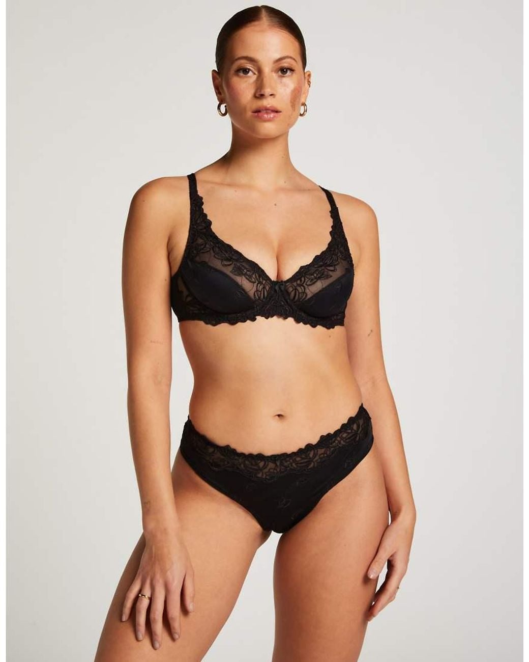 Hunkemöller Black Diva Non-Padded Underwired Bra