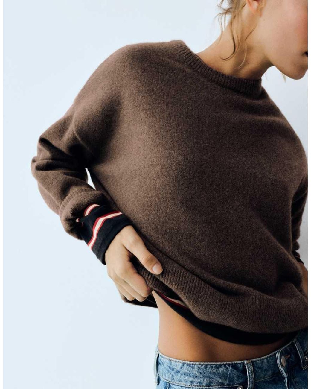 Pull&Bear Gray Soft Knit Boxy Jumper