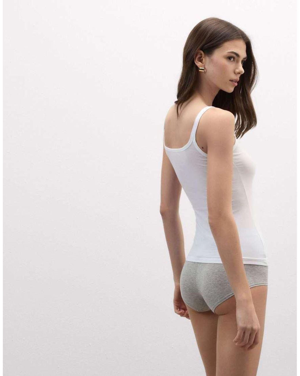 Intimissimi White Ultralight Cotton Top