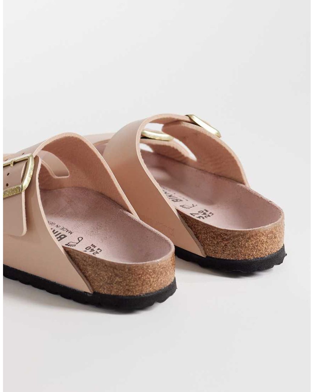 Birkenstock Pink Arizona Birko-flor Sandals