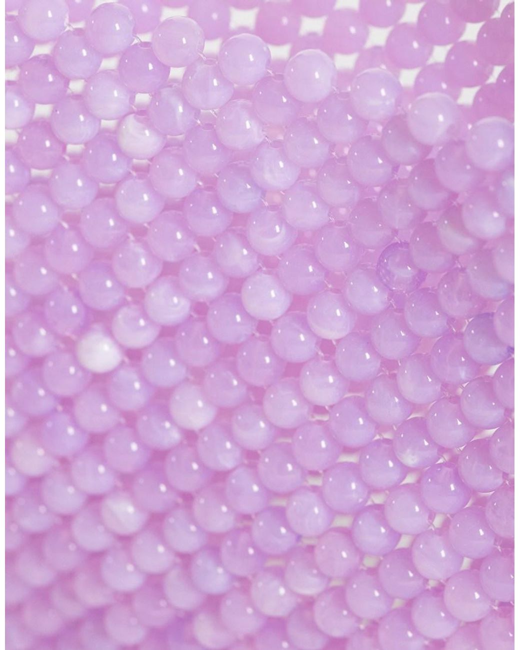 ASOS Purple Mini Beaded Clutch With Handle