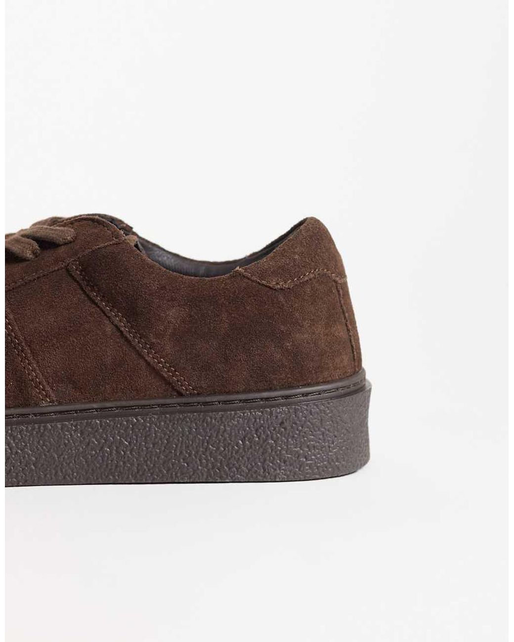 ASOS Brown Lace Up Trainers for men