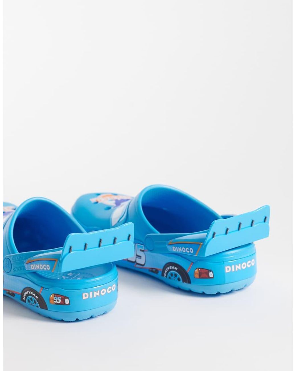 CROCSTM Blue Cars Dinoco Crocband Clogs