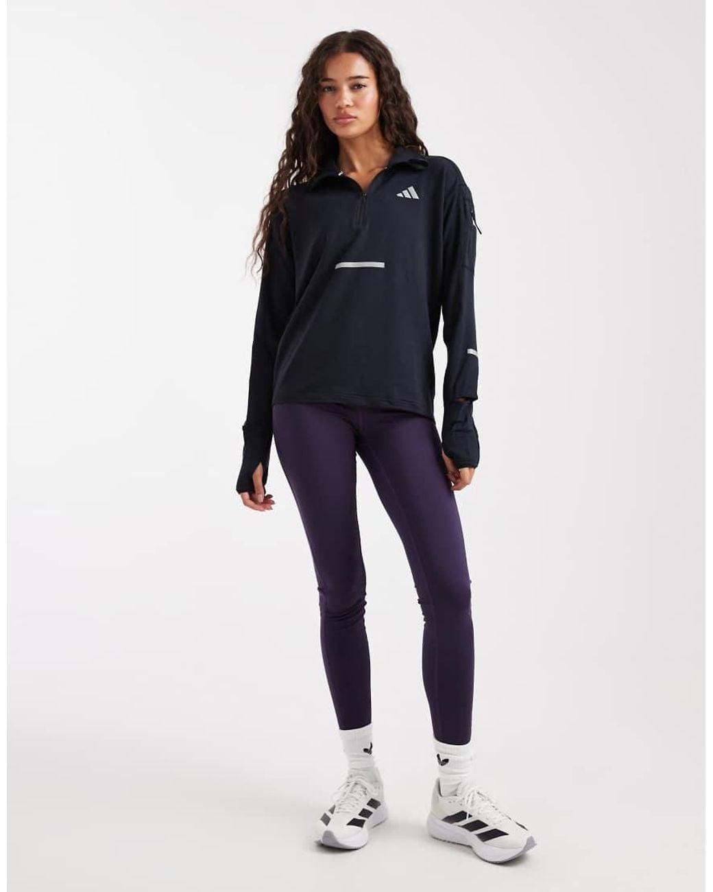 Adidas Originals Blue Adi365 Running Climawarm+ Half-Zip