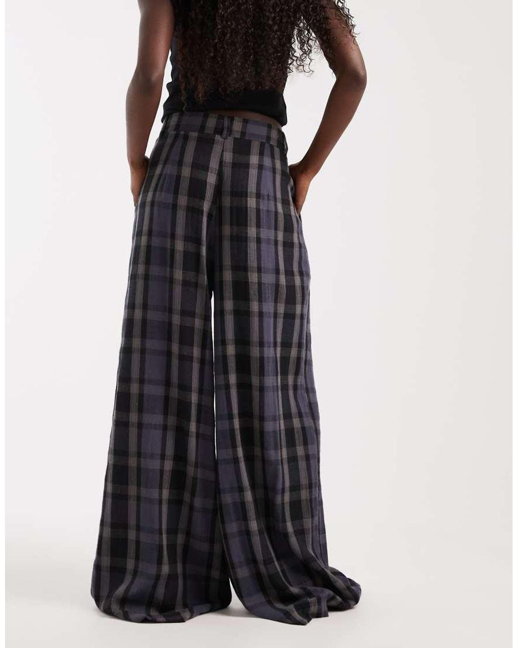 Noisy May Black High Waist Wide Leg Trouser
