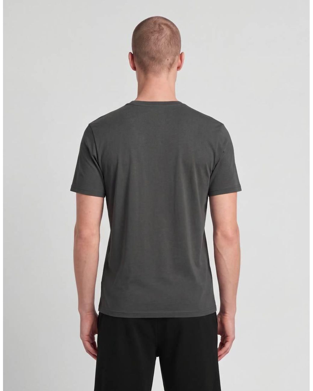 Lyle & Scott Gray Ss T-Shirts Sports Short Sleeve T-Shirt for men