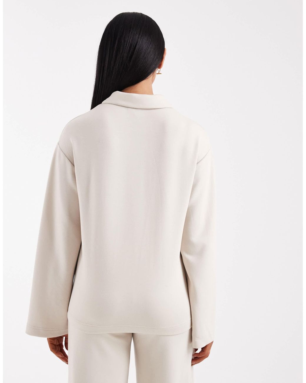 Vero Moda Natural Super Soft Polo Top