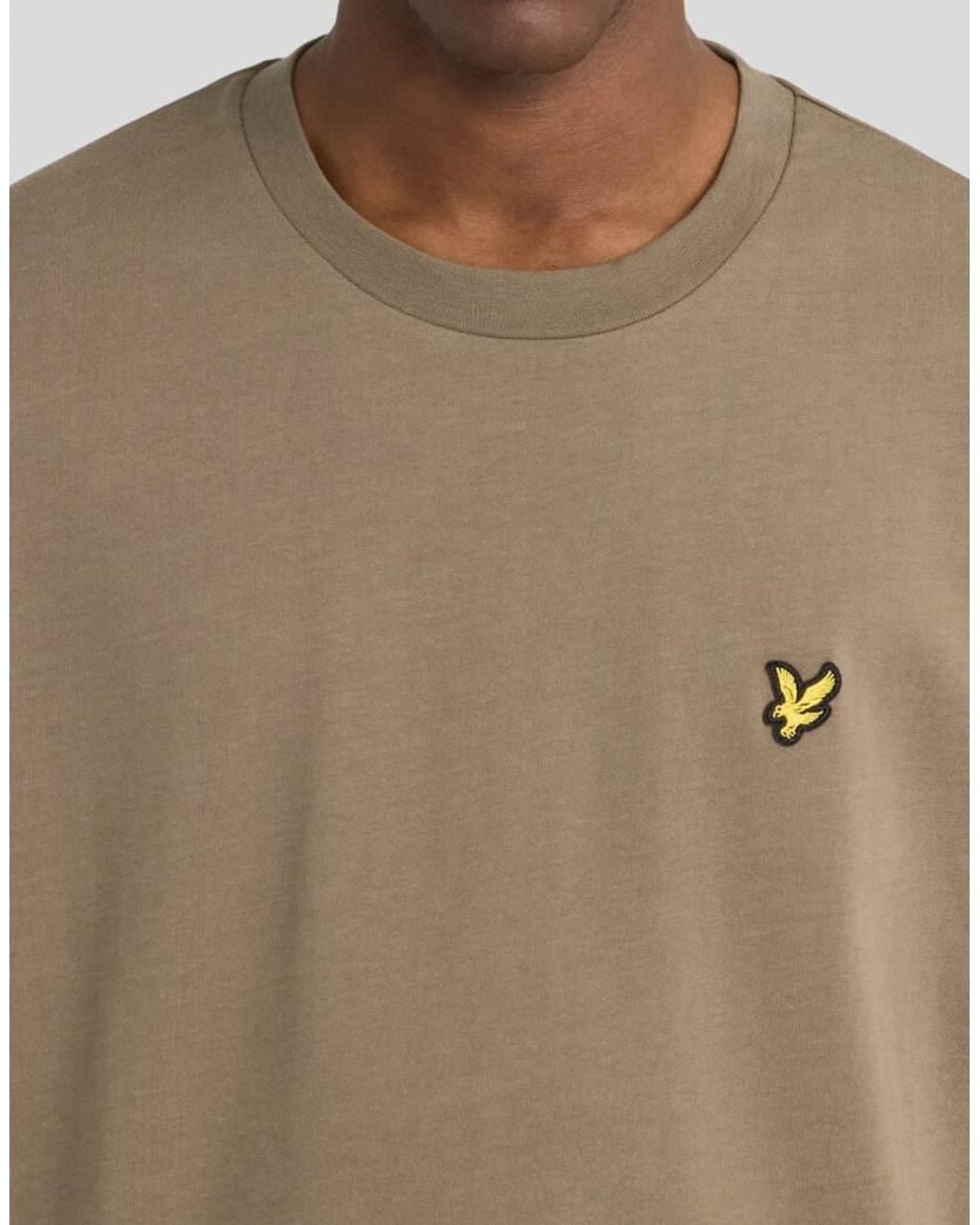 Lyle & Scott Natural Ss T-Shirts Boxy Fit T-Shirt for men
