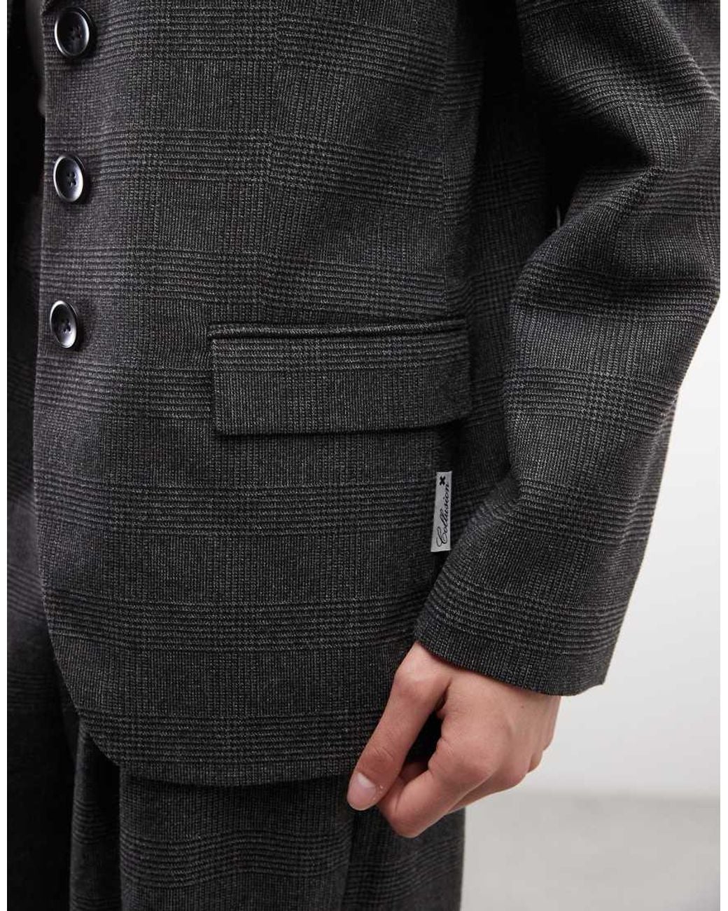 Collusion Black Oversized Blazer Co-Ord