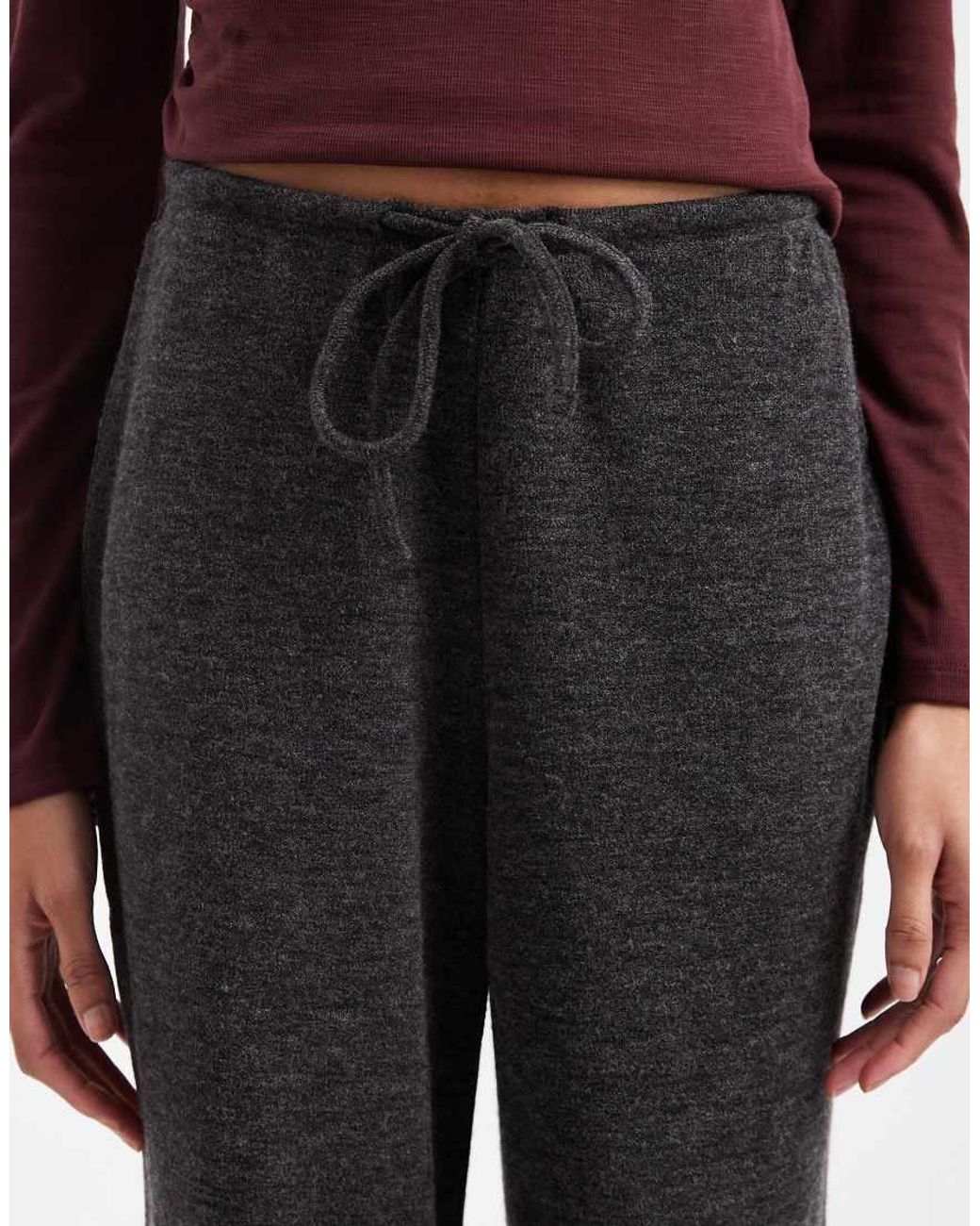 ONLY Purple Lightweight Knitted Trousers
