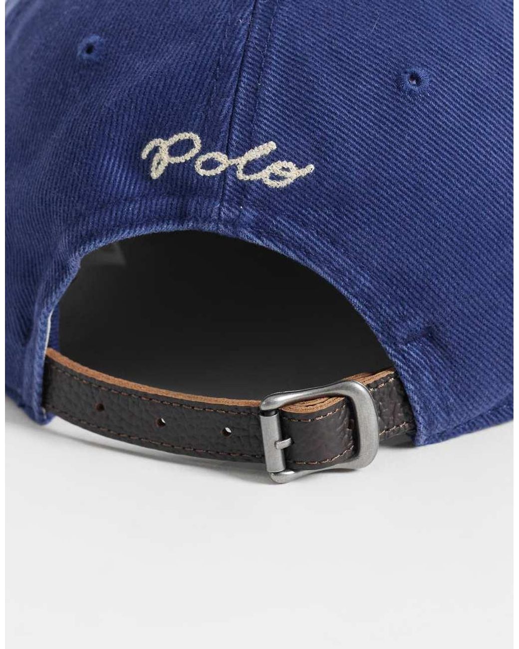 Polo Ralph Lauren Blue Large Logo Cap for men