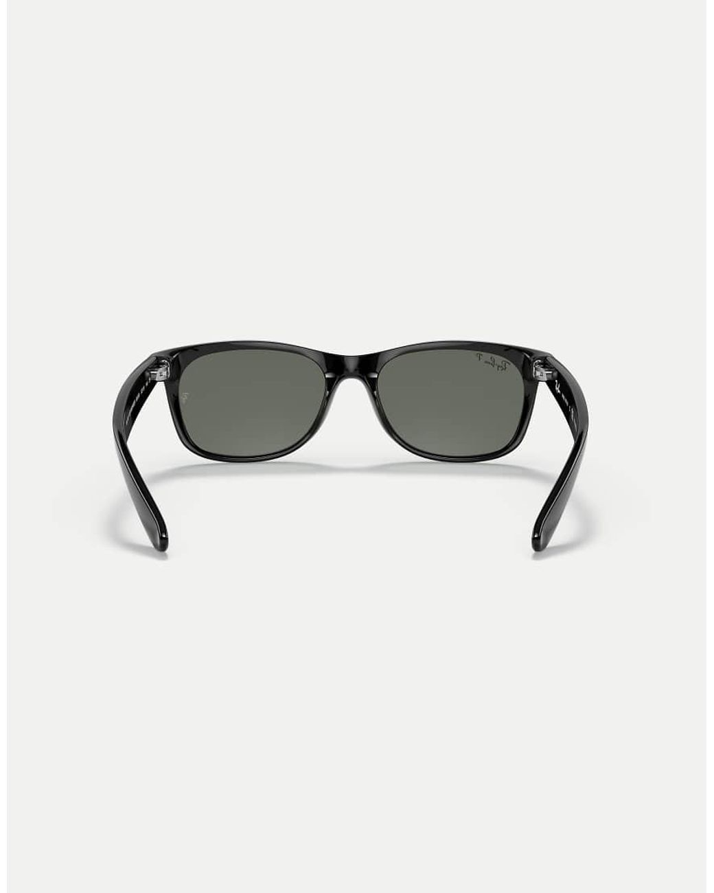 Ray-Ban Black New Wayfarer Classic Square Polarised Sunglasses With Lens